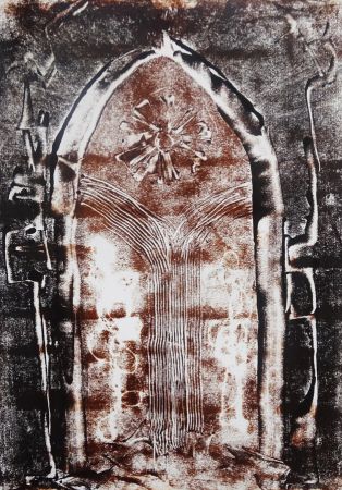 1.Gothique silvestre II, Monotypia(25) - unikat 70 x 50 cm, 2018 (6)